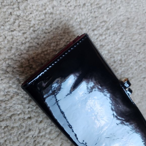 NWOT black patent wallet/clutch - Picture 9 of 13